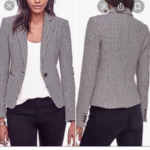 Ann Taylor black-white blazer 2P